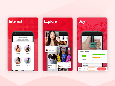 Social Commerce App design mobile app social commerce app ux visual design