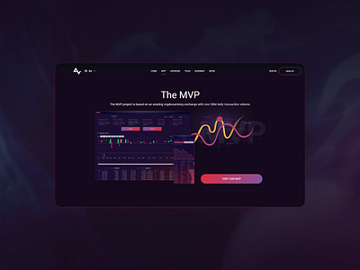 Landing page for MVP landing page ui web web design