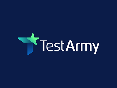 TestArmy logo design. brand branding logo logodesign minimal type typography