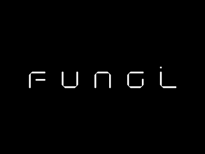 Fungi logo design concept.
