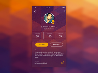 #06 User Profile dailychallenge dailyui interfacedesign uichallenge uidaily uidesign uidesignpatterns uiinspiration uitrends userinterface visualdesign