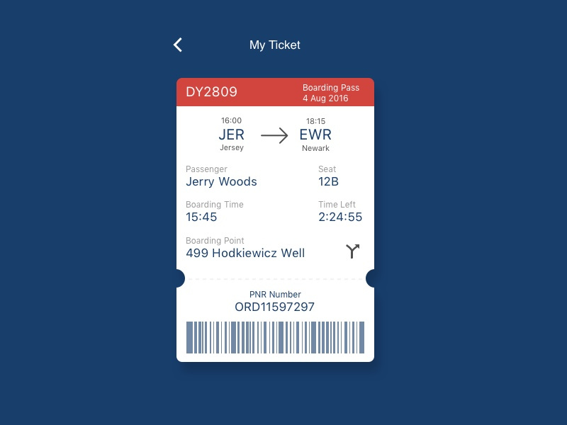 #24 Boarding Pass by Suresh Kumar Unnikrishnan on Dribbble