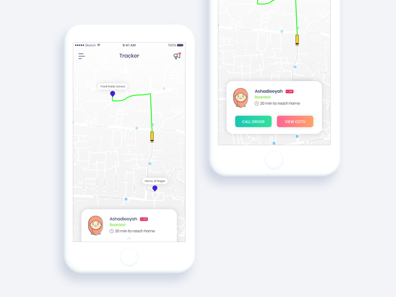 20 Location Tracker by Suresh Kumar Unnikrishnan on Dribbble