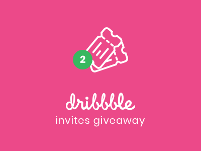 Grab your dribbble Invite giveway invite