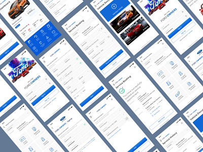 Fordowners App ford inspiration mobile app modernui newui ownersapp redesign ui uiux ux