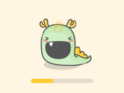 Dragon Loading animal animation css cute dragon loading