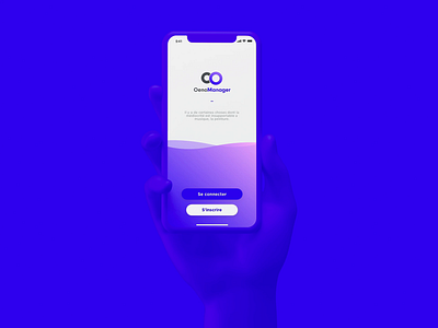 oenomanager app 💎 animation app button interaction ios mobile motion principle sign in signup ui ux welcome