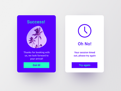 Daily UI 11 — Flash Message booking daily ui flash message success ui