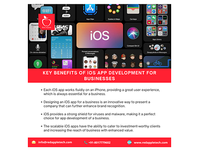 Key Benefits Of iOS App Development For Businesses appdevelopment iosappdevelopment mobileappdesign