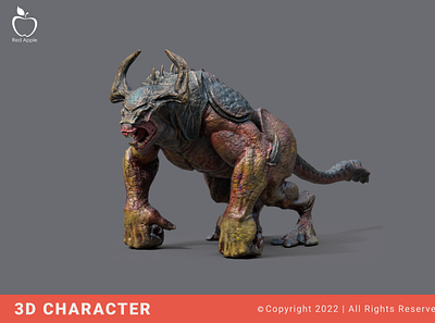 Game characters created by Red Apple Technologies 3d character art character art concept art game art