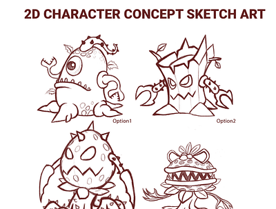 Character Concept Art 2d character art concept art sketch art