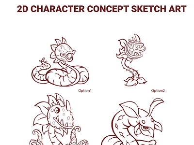 Character Concept Sketch Art