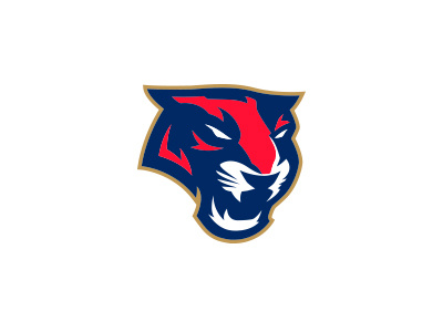 Florida Panthers Concept florida hockey logo mascot nhl panther panthers sports state shape