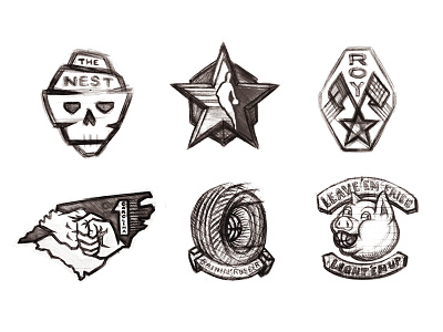 All-Star Concept Sketches all-star as17 basketball bbq charlotte logo nba patches sketch skull sports tire