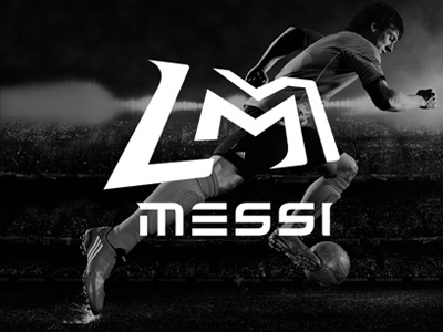 Lionel 'Leo' Messi Logo Concept argentina barcelona identity leo lionel logo messi soccer sports wordmark