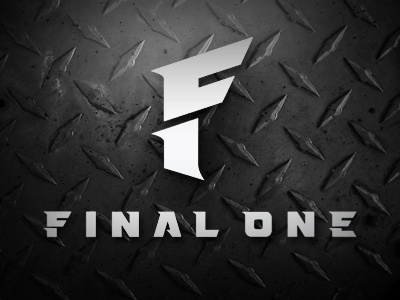 Logo Final One apparel f1 final icon identity ligature logo one sketches sports