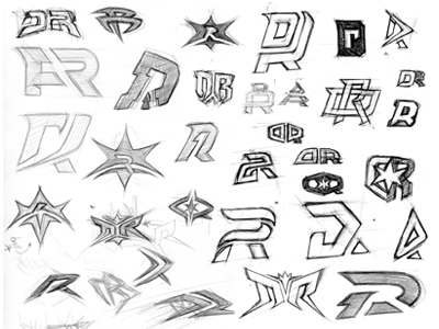Derrick Rose '1' Logo Concepts bulls derrick logo nba player rose sketches sports