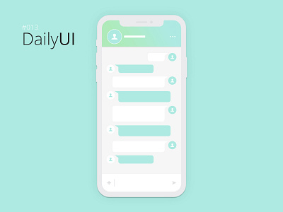 #013 Daily UI Challenge - Direct Messaging