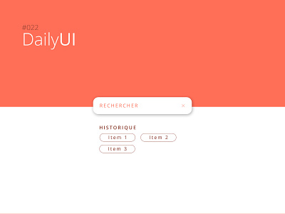 #022 Daily UI Challenge - Search