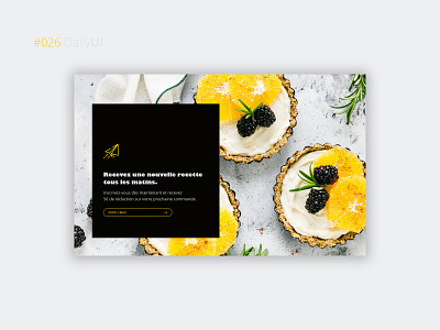 #026 Daily UI Challenge - Subscribe 026 daily 100 challenge daily ui daily ui 026 daily ui challenge design paris popup form subscribe subscribe form ui design