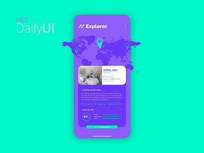 #029 Daily UI Challenge - Map