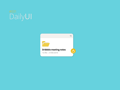 #031 Daily UI Challenge - File upload