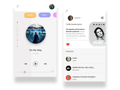 Musically app ui ux