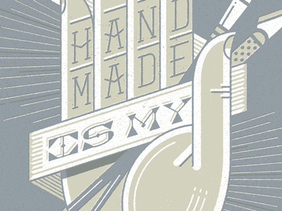 Hand Made is my Trade big cartel hand illustration poster type