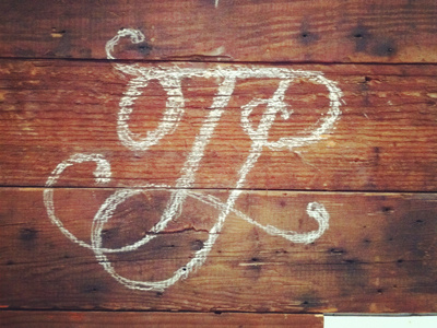 Owen Jones & Partners beeteeth chalk monogram owen jones portland wood