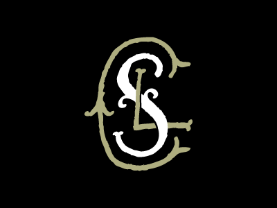 SlC monogram beeteeth initials monogram salt lake city salty cities type