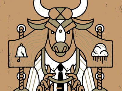 Primus SLC beef beeteeth illustration ox poster primus salt lake city