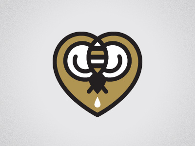Quit it with the bees, Dan bees beeteeth dan heart icon illustration salt lake city