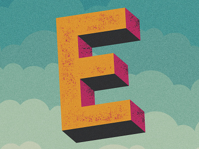 36 Days of Type - E by John Duggan on Dribbble