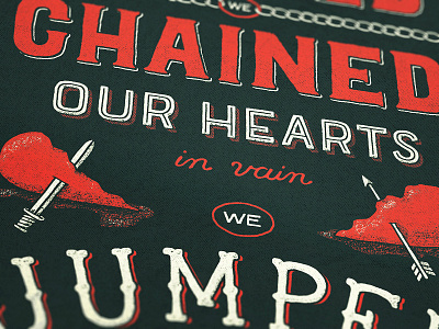 Wrecking Ball Lyrics Poster ball distressed hand heart lettering print screen type typography wrecking
