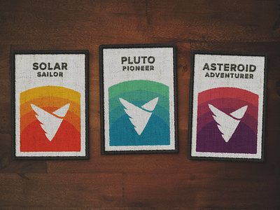 Patches asteroid beyond embroidery patch pluto solar space travel wings