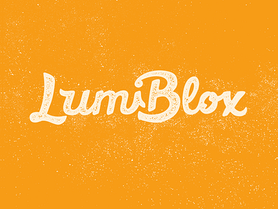 LumiBlox Sketch blocks bolt hand handwriting lettering light lightning typography