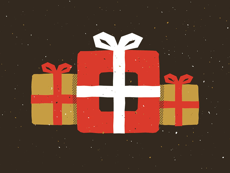 Holiday card illustrations