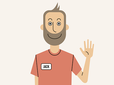 You just got hi-Jacked! character illustration joke