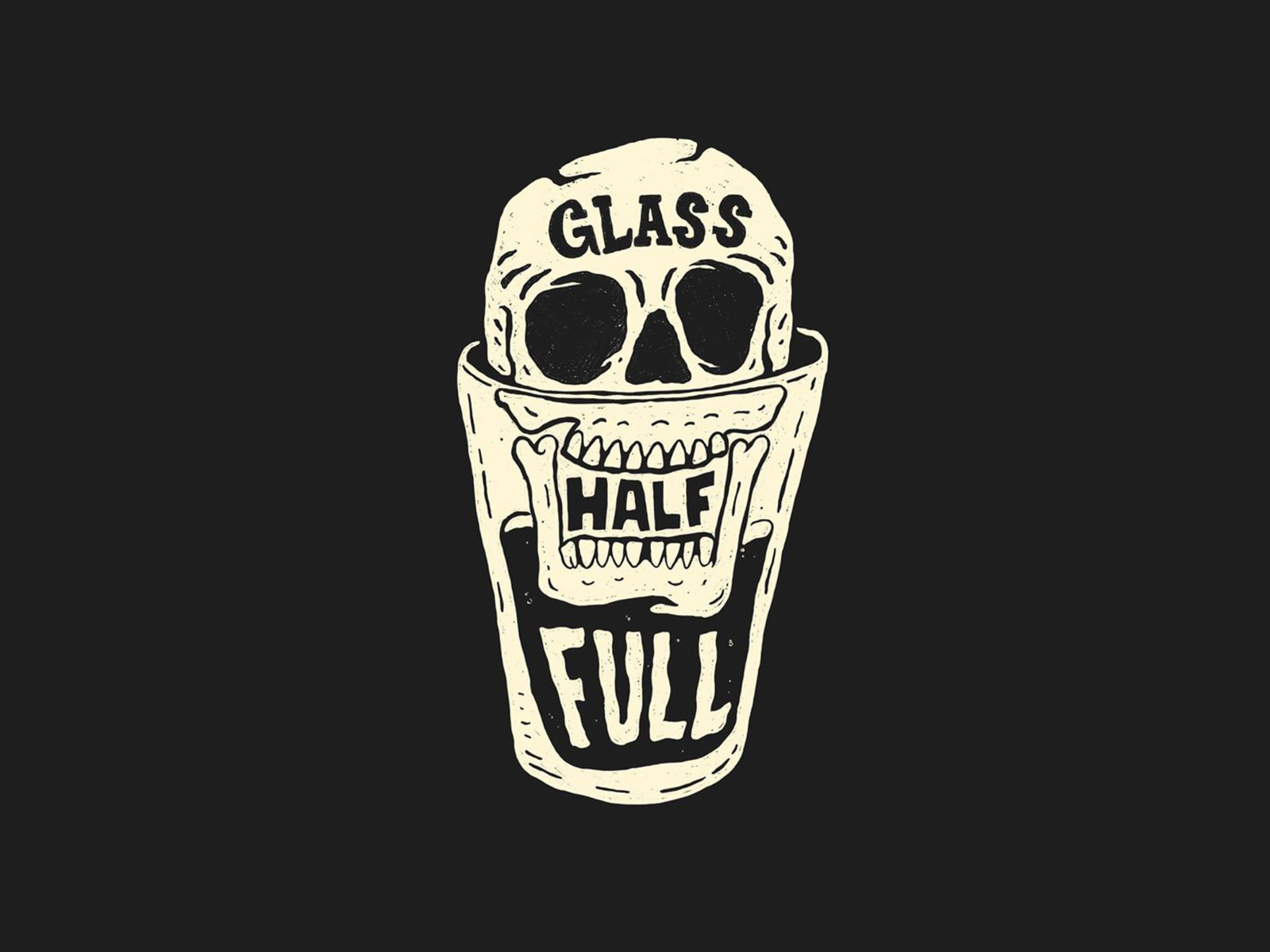 Glass Half Full By Rich Damm On Dribbble