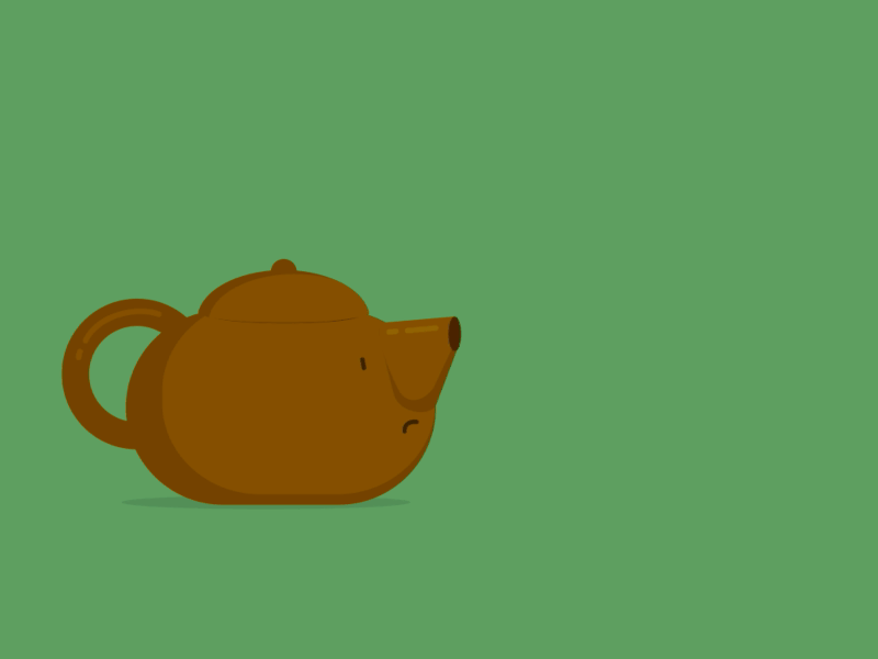 Sad Kettle adobe ae aftereffects illustrator kettle sad tea zinindesign