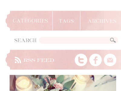 NWG Preview blog design pink sidebar web