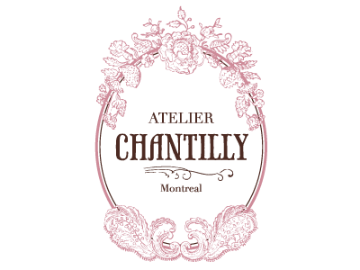 Atelier Chanilly Logo bridal pink vintage wedding