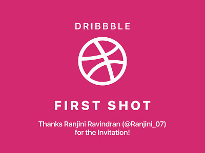 Dribbble dribbble first shot new dirbbble