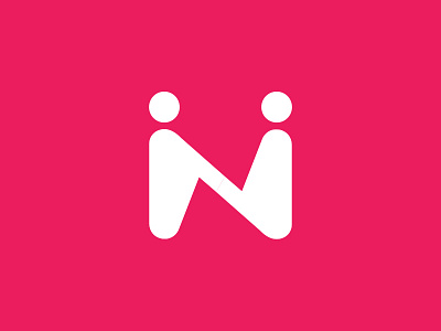 NHANCENOW Logo colourful logo pink