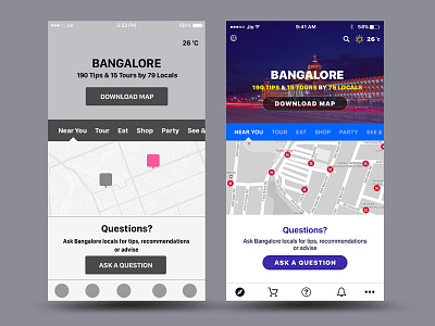 Travel App Landing Page