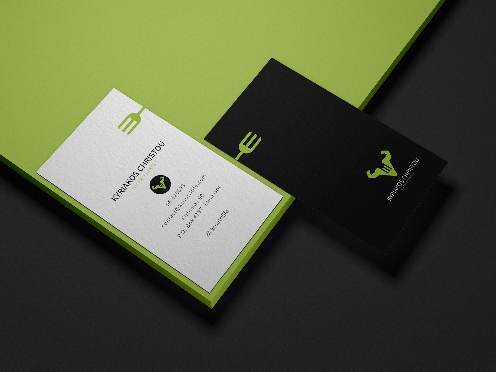 Kyriakos Christou Nutritionist - Brand Identity Design by Christos ...