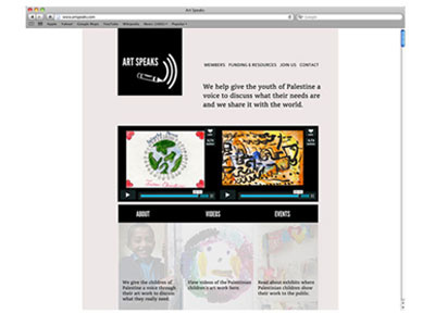 Art Speaks socialdesign web webdesign website