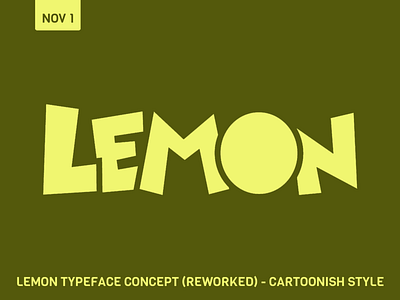 lemon concept2.1 concept hand drawn hue lemon lettering logo preview yellow