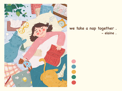 take a nap childrens illustration illustration illustration art illustrator 插图 插画