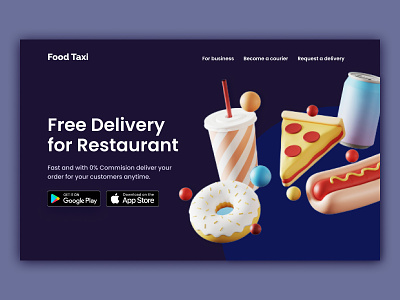 Food Delivery Web UI Design